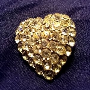 Small heart brooch
